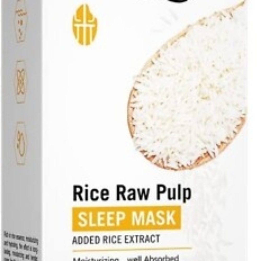 Bioaqua Rice Raw Pulp Sleep Mask New - Picture 5 of 5